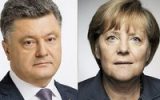 Порошенко и Меркель в Давосе обсуждали кибербезопасность на выборах президента Украины