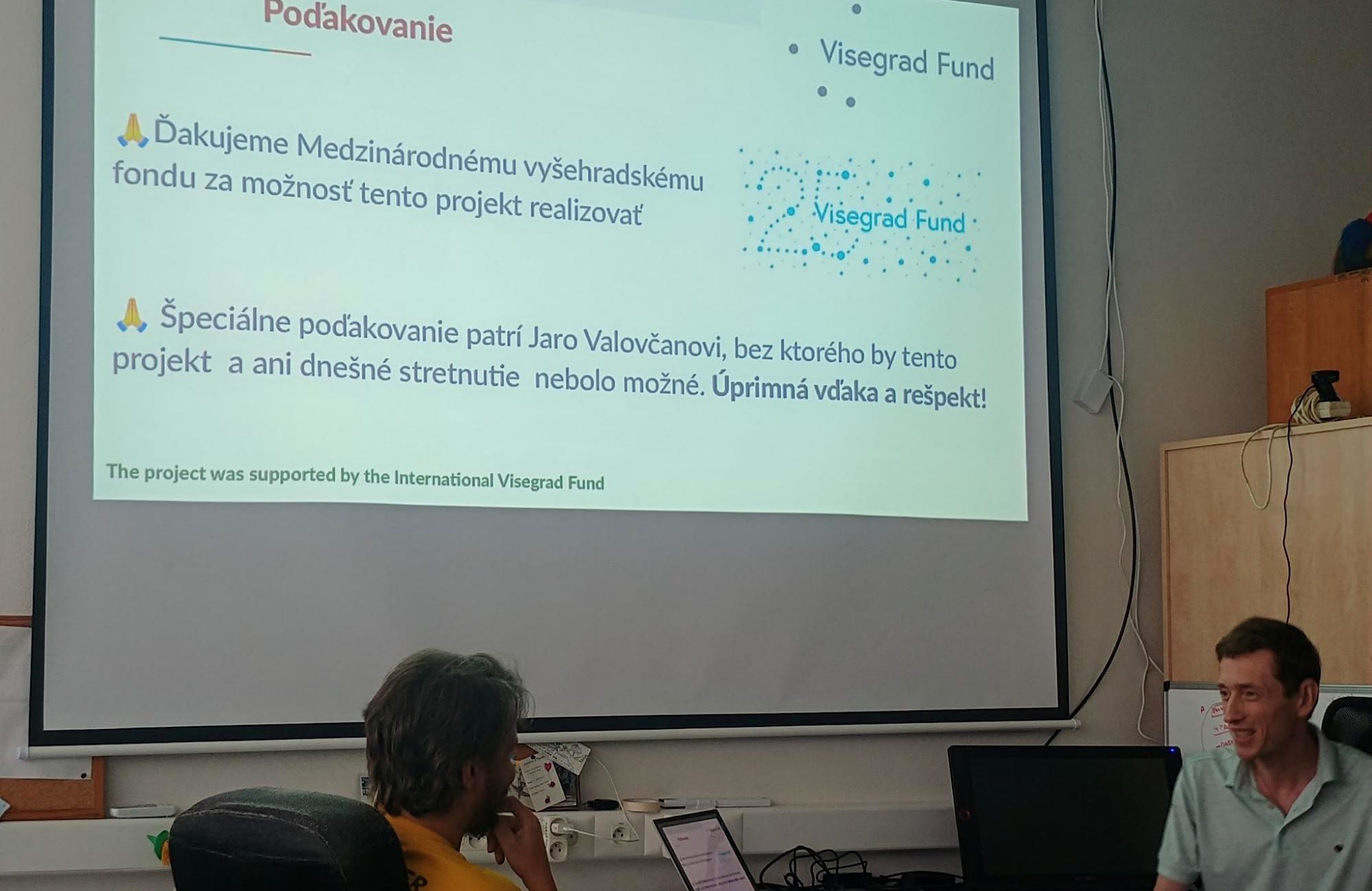 Презентація проєкту в Університеті Коменського